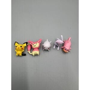 Tomy Pokémon Very Small .25 - .5 Inch Figures Lot Of 5 Assorted READ DETAILS